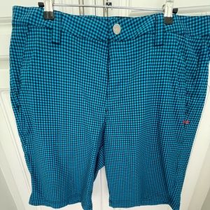 Under Armour Gingham Golf Shorts - size 36